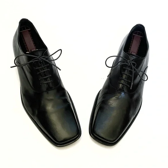 Dolce & Gabbana 80650 Blue Derby Abrasivato Nuvolato Lava Patent Leather Shoe 7 Dolce & Gabbana 80650 Blue Derby Abrasivato Nuvolato Lava  main image 4